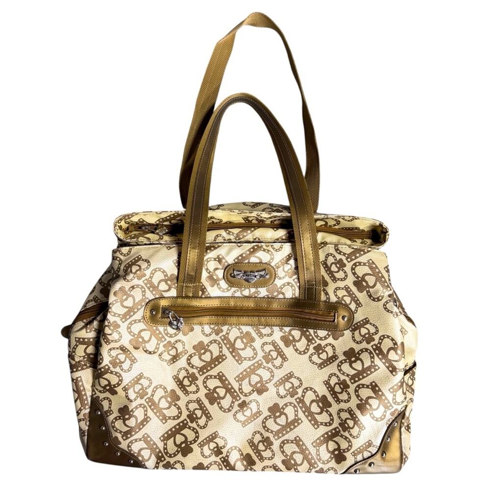 Kathy Van Zeeland Weekender Carry On Bag Y2K McBling